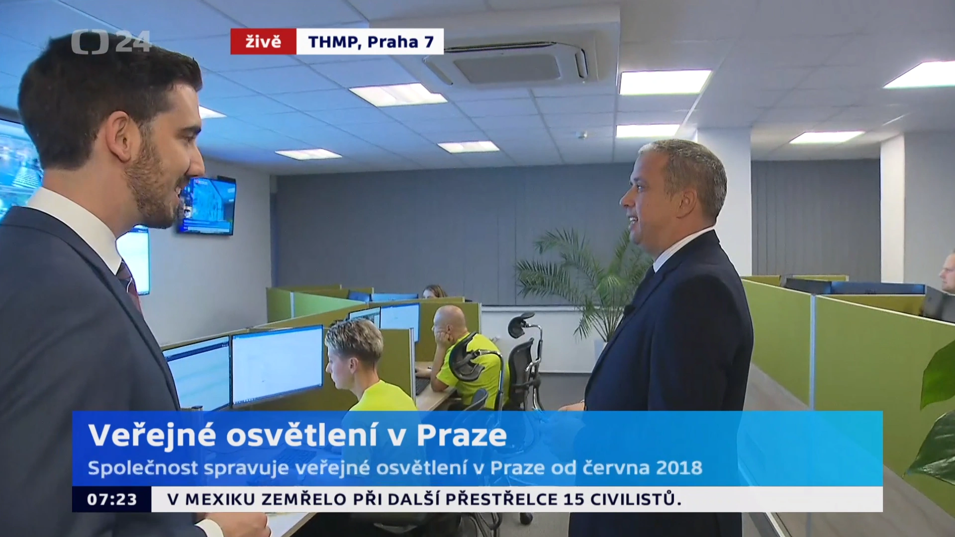 Náš předseda představenstva o novém dispečinku pro Českou televizi